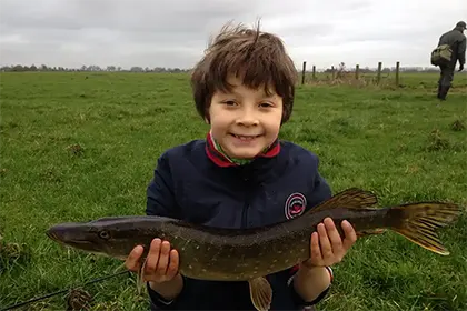 De eerste snoek De eerste snoek
