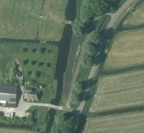 luchtfoto kaasboerderij